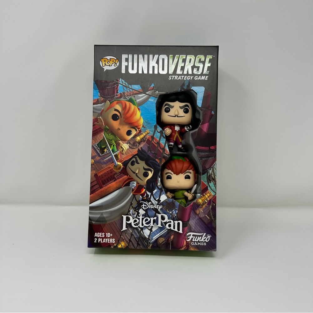 NIB Funko Pop! Funkoverse Strategy Game Disney Peter Pan, Gift, Captain Hook